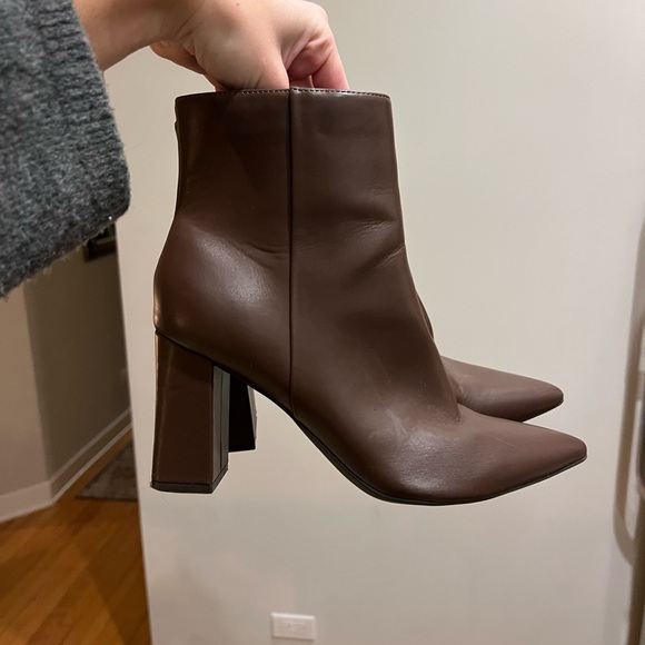 Nine West Shoes - Nine West Chocolate Heeled Boots